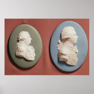 Póster medalhões de George IV