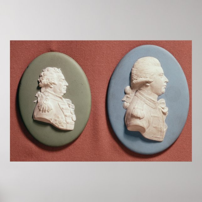 Póster medalhões de George IV (Frente)