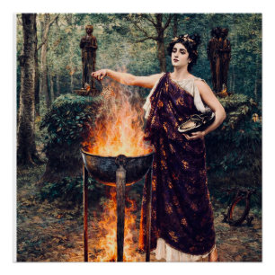 Póster Medea Preparando sua Poção –