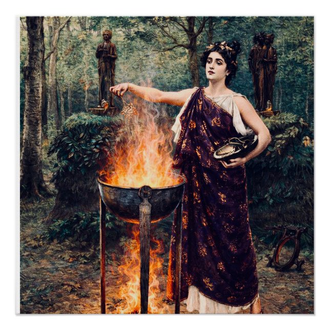 Póster Medea Preparando sua Poção –  (Frente)