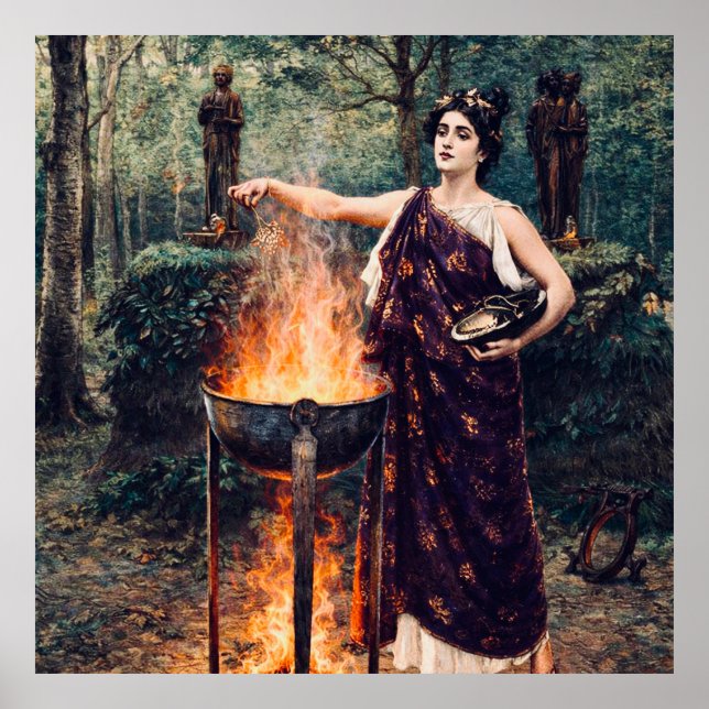 Poster Medea Preparando sua Poção –  (Frente)