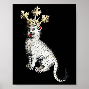 Poster Média Idade Média Medieval do Rei Gato