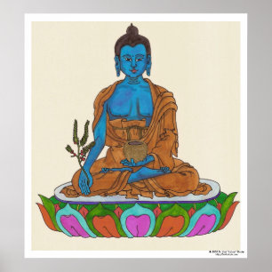 Póster Medicina Buddha
