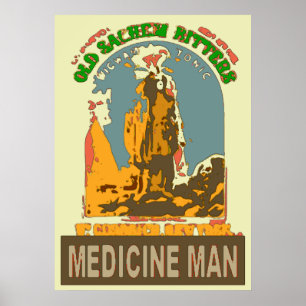 Póster Medicine Man Tonic