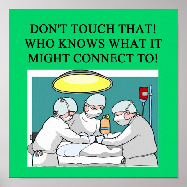 Poster médico cirurgião (Frente)