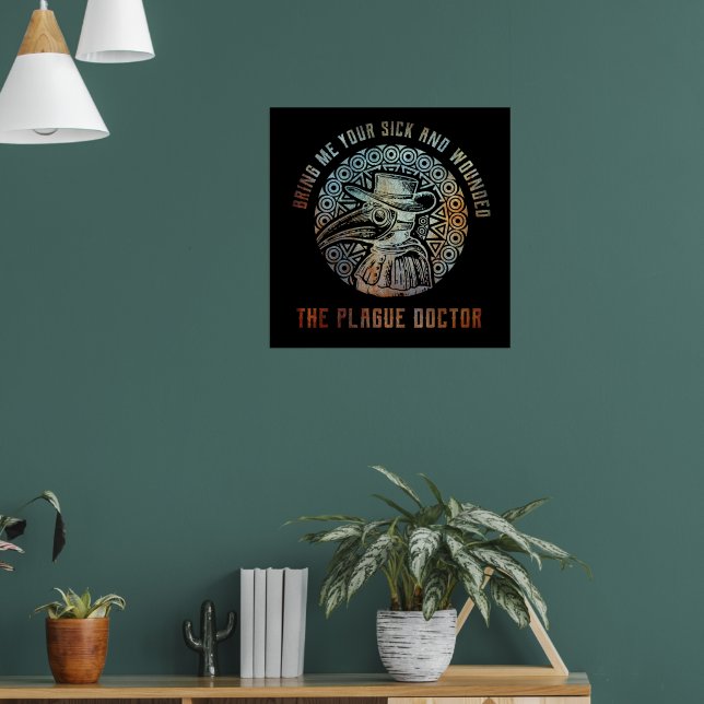 Poster Médico da Peste Vintage Legal   (Sala de Estar 1)
