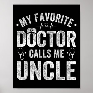 Poster Médico Favorito Me Chama de Tio no Dia dos Pais