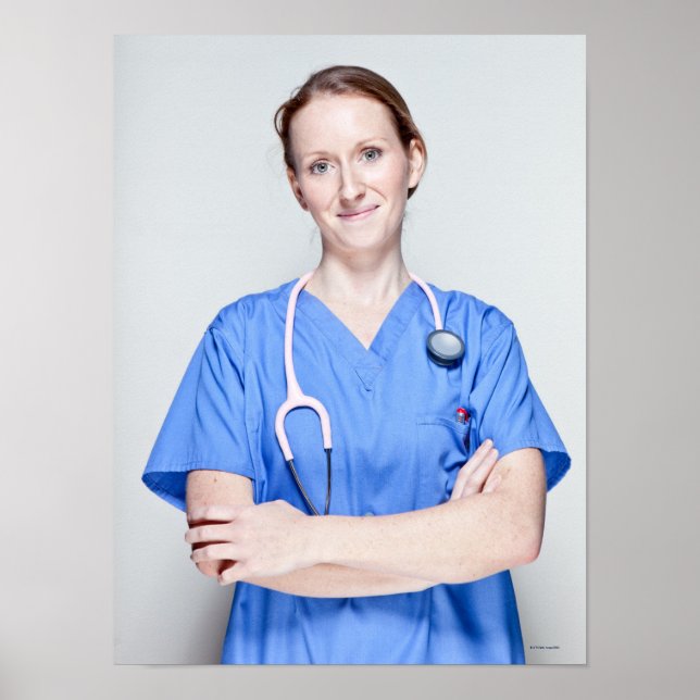 Poster Médico feminino 2 (Frente)