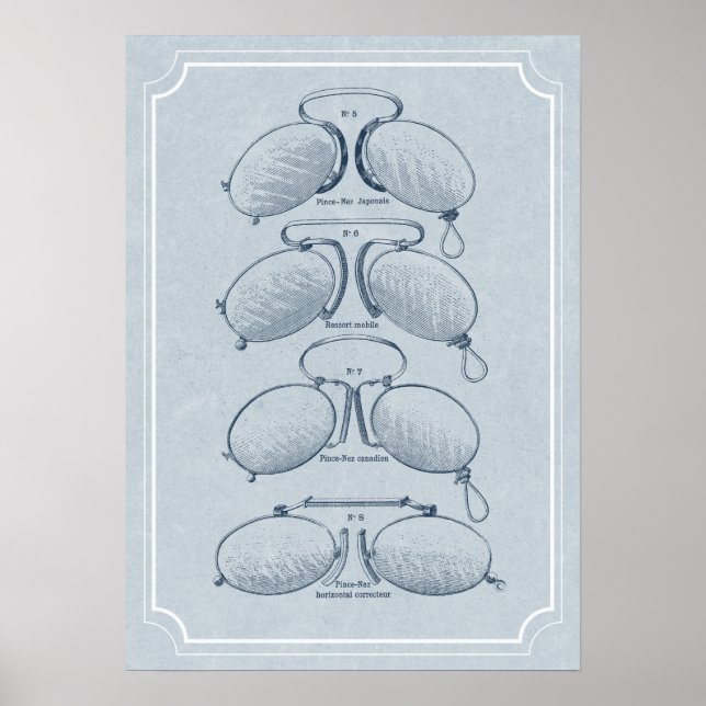 Poster Médico-Olho, Optometrista ou Escritório de Opticis (Frente)