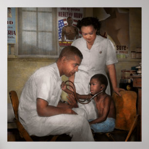 Poster Médico - Pediatra - Do coração 1942