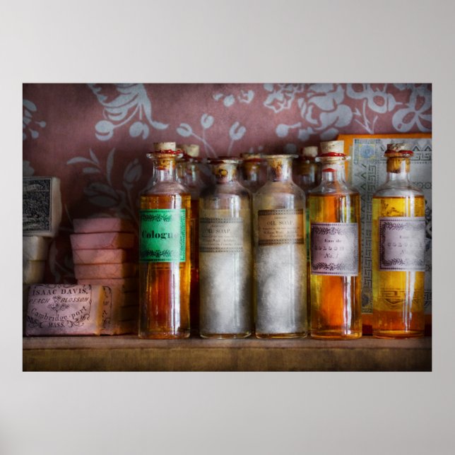Póster Médico - Perfume - Sabonete e Colônia (Frente)