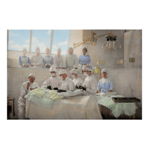 Póster Médico - Sala de Operações 1905