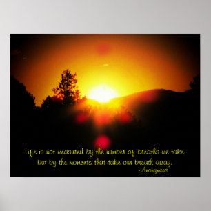 Póster Medido Por Momentos