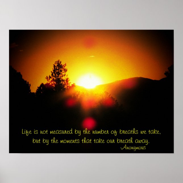 Póster Medido Por Momentos (Frente)