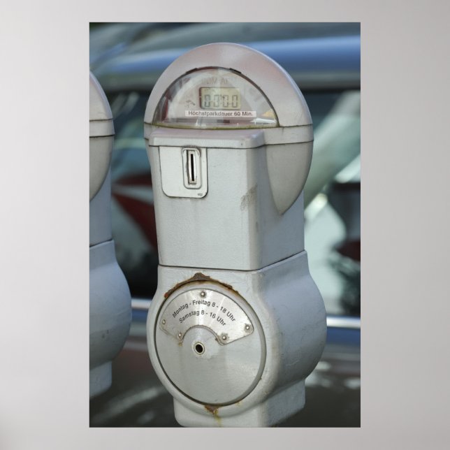 Póster Medidor de Estacionamento (Frente)