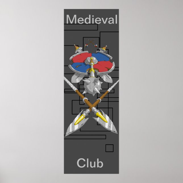 poster medieval club (Frente)