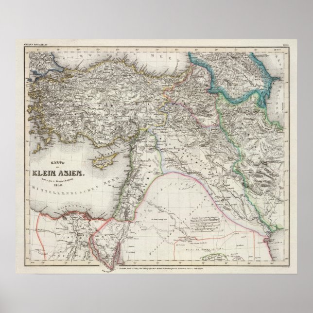 Póster Médio Oriente (Frente)