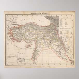 Póster Médio Oriente, Turquia, Syria