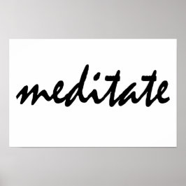 Poster Meditação