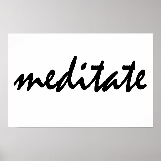 Poster Meditação (Frente)