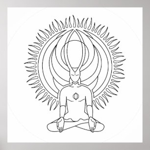 Poster Meditação.