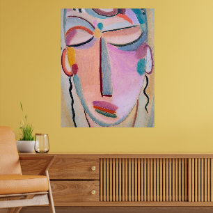 Poster Meditação Alexej von Jawlensky - Arte Figurativa