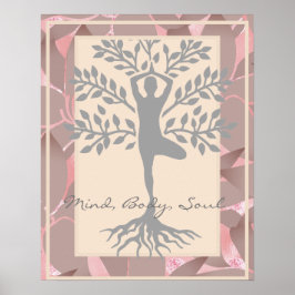 Poster Meditação de Alma do Corpo da Mente