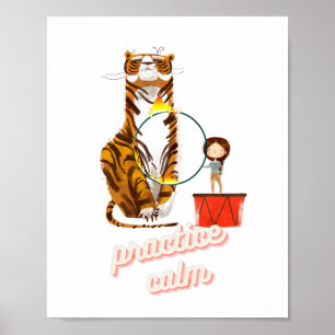 Poster Meditação de Crianças