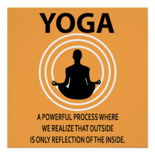 Póster Meditação de Yoga Yoga