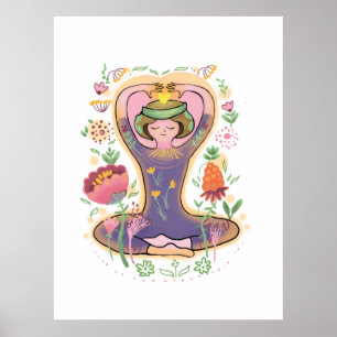 Poster meditação Dia da Mãe
