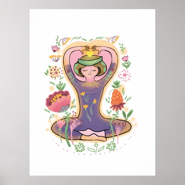 Poster meditação Dia da Mãe (Frente)