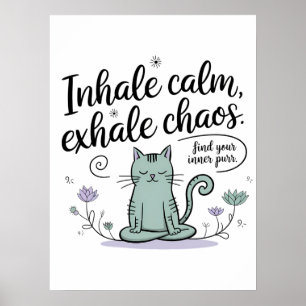 Poster Meditação indébita Design do livro de esboços de g