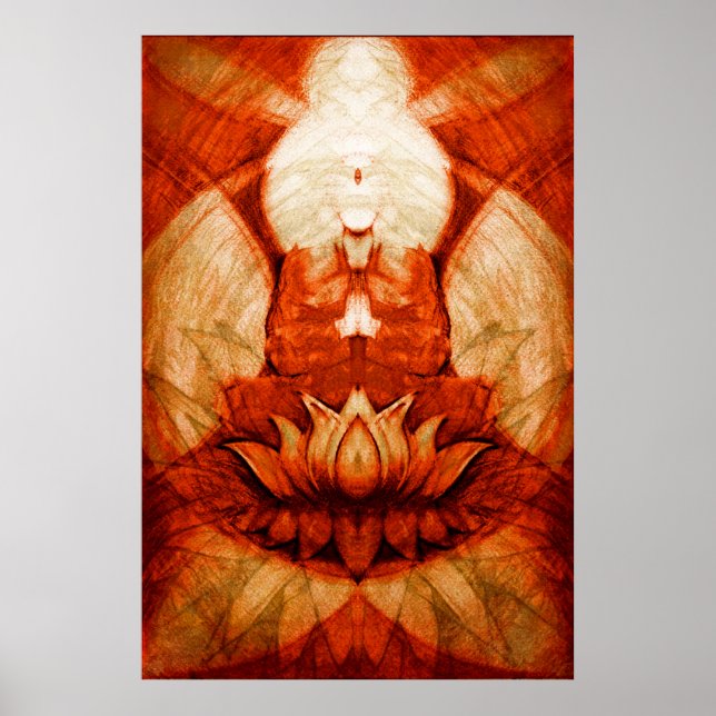 Poster Meditação.Lotus4 (Frente)