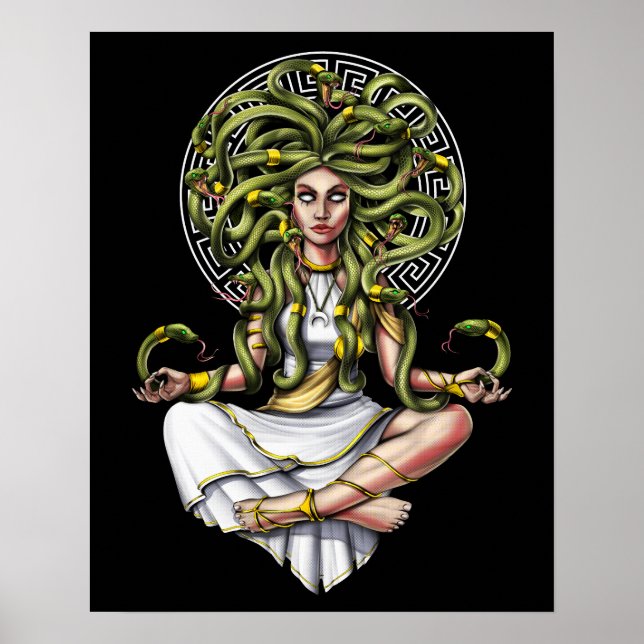 Poster Meditação Medusa Gorgon (Frente)