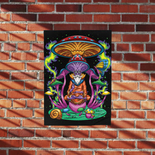 Poster Meditação Psicodélica