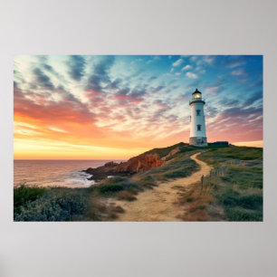 Poster Meditação Serena Tranquil - Paisagem Marítima
