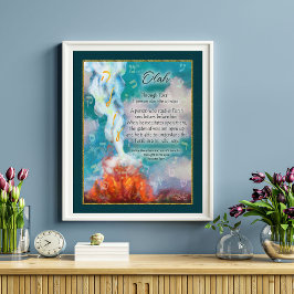 Poster Meditação sobre Torah Chernobyl Rebbe - Arte de Ci