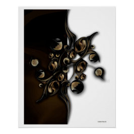 Póster "Meditação Vs Dimension", Poster brilhante