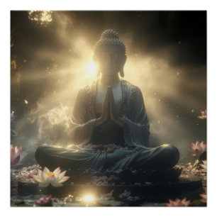 PÓSTER MEDITAÇÃO - YOGA - CARPE DIEM
