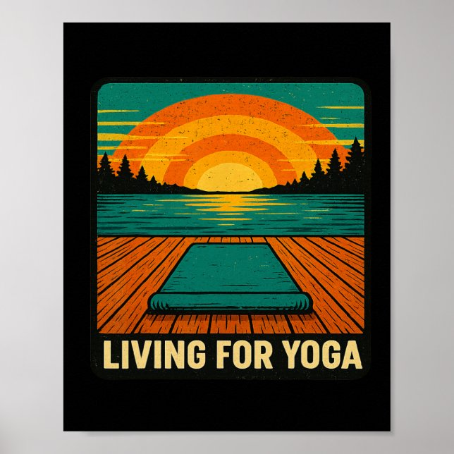 Poster Meditação Zen Mindfulness Buscadores de Paz Vivend (Frente)