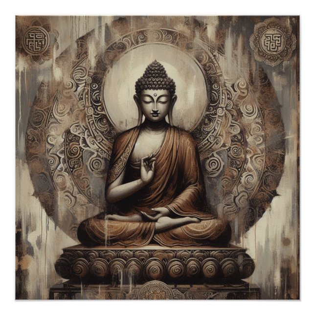 PÓSTER MEDITAMENTO BUDHA, A P #2 (Frente)