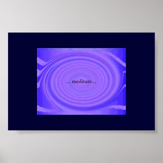 Poster meditar... (Frente)