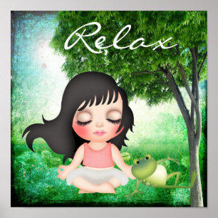 Póster Meditate - SRF