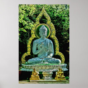 Póster Meditating Buddha Print
