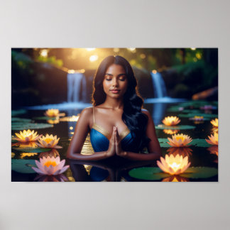 POSTER MEDITATION - YOGA - WELLNESS - CARPE DIEM