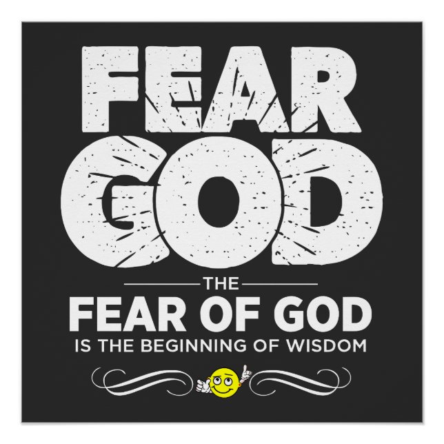 Póster Medo de Deus (Frente)