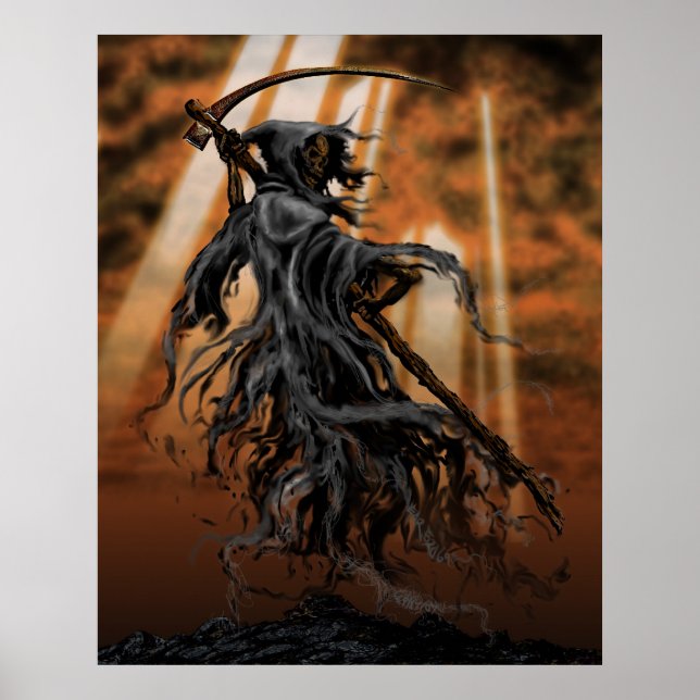 Poster Medo do Ceifador (Frente)