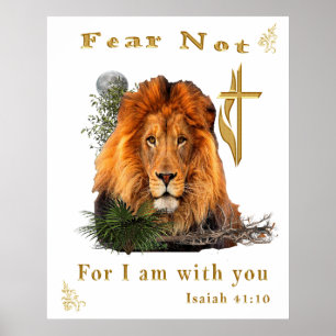 Poster Medo não Isaiah 41:10