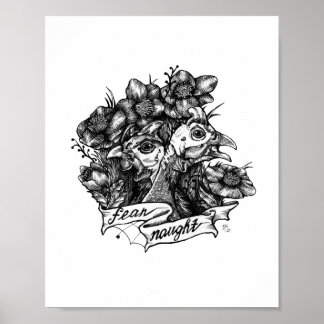 Poster MEDO NASCIDO: Arte de Tatuagem em Guiné (fundo bra