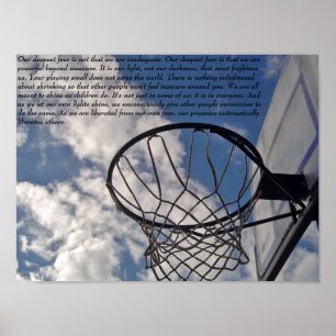 Póster Medo Quote2 de Carter do treinador
